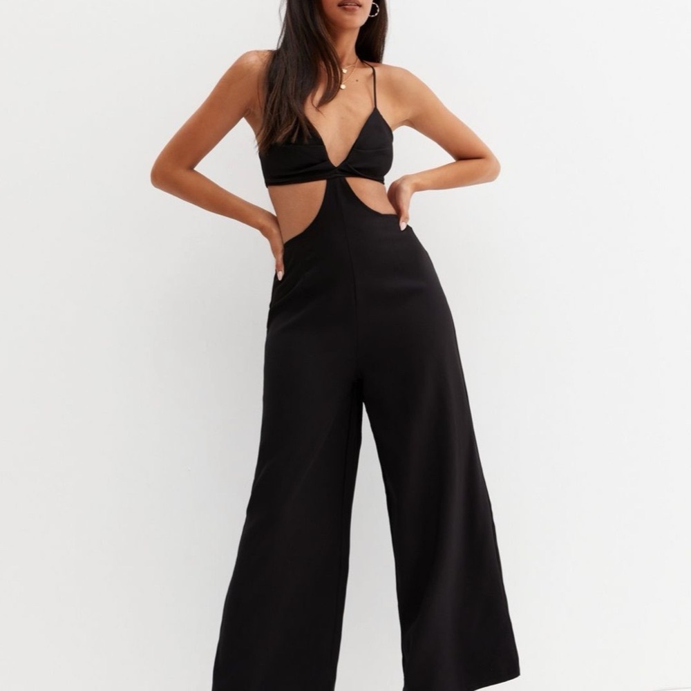 Silence + Noise Black Jumpsuit